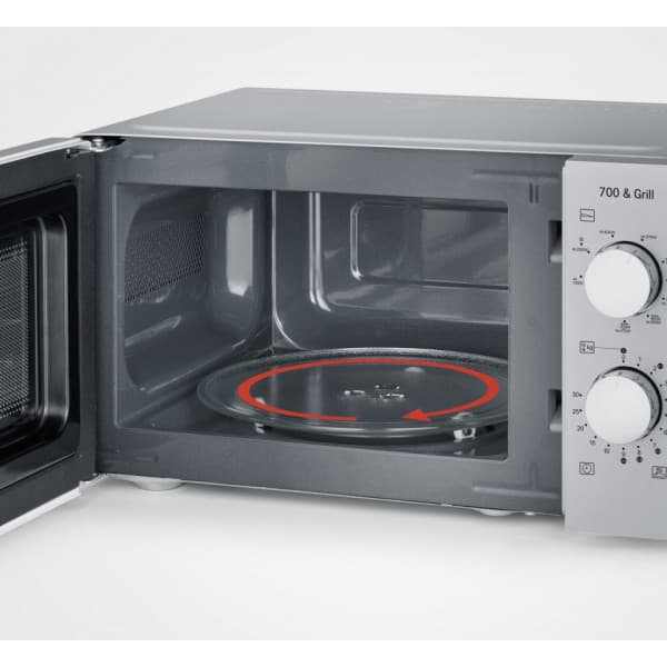 Severin MW7780 -mikroaaltouuni, hopea