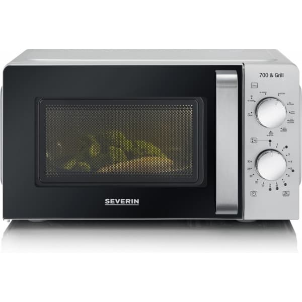 Severin MW7780 -mikroaaltouuni, hopea