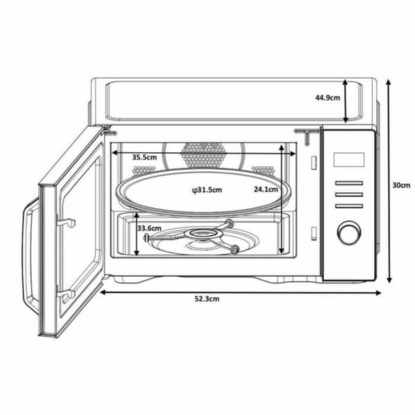 Mikroaaltouuni Continental Edison