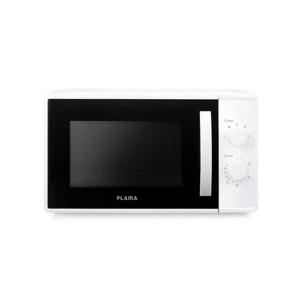 Mikrovågsugnen Flama 1805FL Vit 800 W 23 L