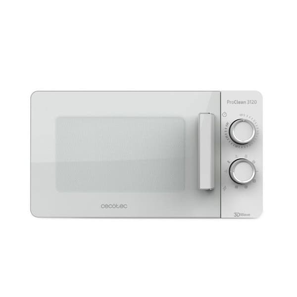 Cecotec Mikrovågsugn med Grill ProClean 3120. 20 L Kapacitet, Ready2Clean-beläggning, 700 W Effekt, 800 W Grill, 6 nivåer, Mi