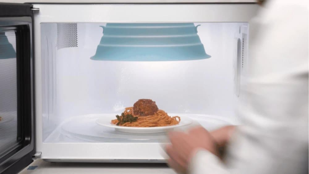 Mikrolock med Magneter / Lock för Mikrovågsugn - Hopfällbar