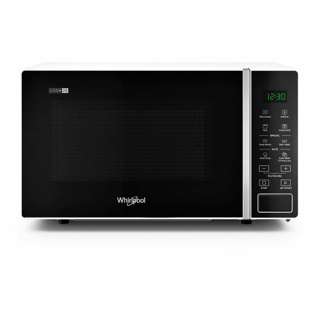 Mikrovågsugn med Grill Whirlpool Corporation MWP203W 700 W (20 L)