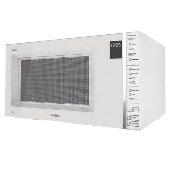 Mikrobølgeovnen med Grill Whirlpool Corporation MWP304W 30 L 1050 W