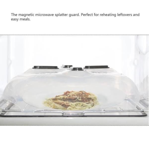 Mikrovågsskydd Magnetisk MICRO-WAVE Anti-Stänk Mikrovågsskydd Mikrovågsugn Plast Mikrovågsugn Mikrovågsskydd P