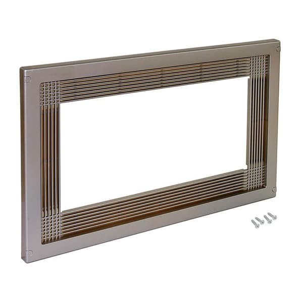 Mikrovågsram - EMUCA - 600 mm - Borstat nickel - Plast - Lätt integration