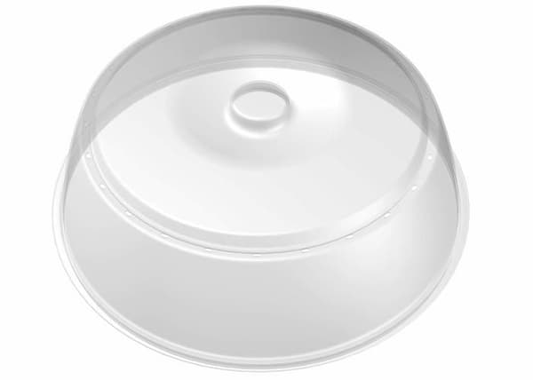 Branq mikrovågsfodral - nödvändig för hemmet Mikrovågsfodral, plast, BPA-fri, transparent, 27 x 9 cm