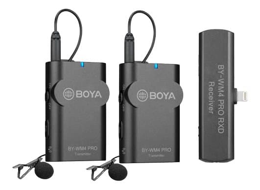 BOYA 2.4G Wireless Microphone Kit Black (BY-WM4 Pro-K4)
