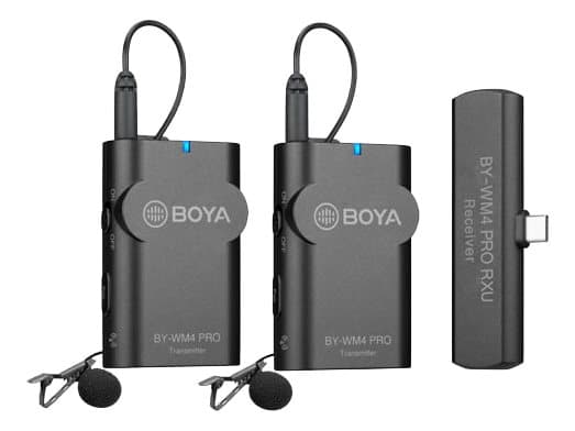 BOYA 2.4G Wireless Microphone Kit Black (BY-WM4 Pro-K6)
