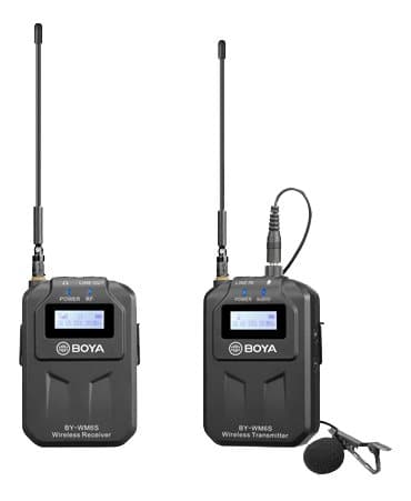 BOYA Mikrofon Lavalier Trådløs UHF BY-WM6S 3.5mm & XLR