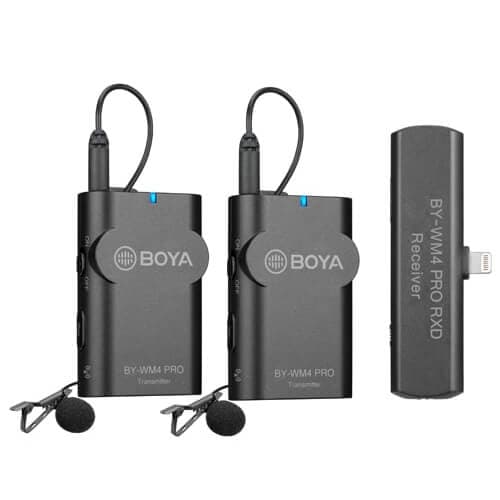 Boya Mikrofon Lavalier X2 Trådlös By-Wm4 Pro K4 Lightning