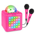 Miniatyrbild 1 av 8: KAR15B Karaoke Högtalare med 2 mikrofoner, Rosa