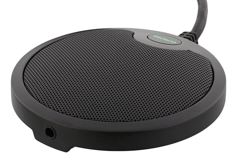 DELTACO Office DELC-0002 boundary conference microphone with USB and 3