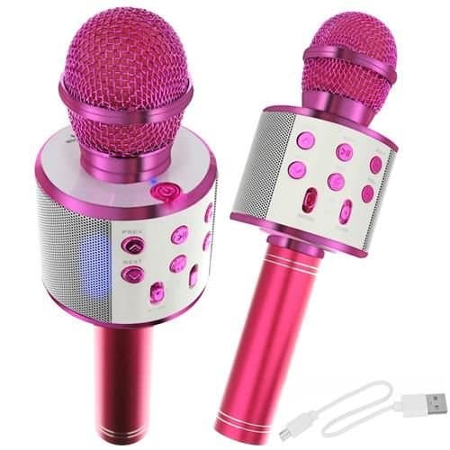 Ladattava Karaoke Bluetooth-mikrofoni kaiuttimella