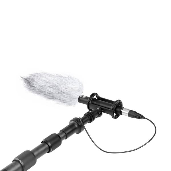 BOYA Mikrofonbom BY-PB25 Intern XLR-Kabel Karbonfiber 1-2.5m