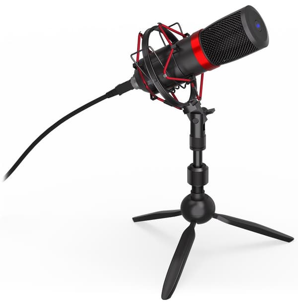 Endorfy mikrofon Streaming T / streamovací / stojánek / pop-up filtr / 3,5mm jack / USB-C