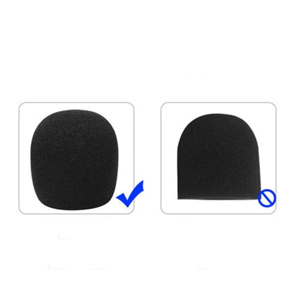 INF JBL Mikrofonskumdeksel for KMC500/600 (Sort) - 60mm