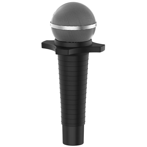 INF Silikonisuojus Shure SM58 -mikrofonille Musta