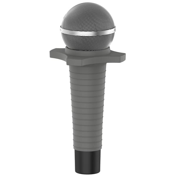 INF Silikonisuojus Shure SM58 -mikrofonille Tummanharmaa