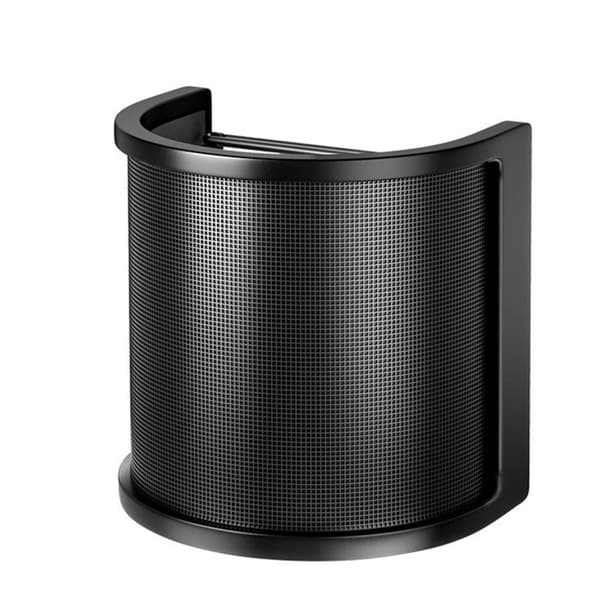 Mic Pop Filter 3-kerroksinen kompakti U-muotoinen mikrofoni Pop Shield tuulilasi puhuvan laulun tallentamiseen