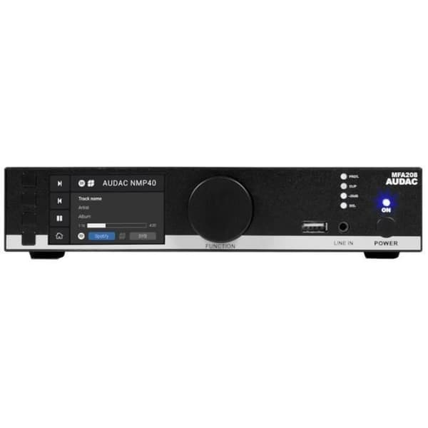 AUDAC AIO LJUDLÖSNING. 2x40W 4OHM 80W 70-100V - 5414795041332