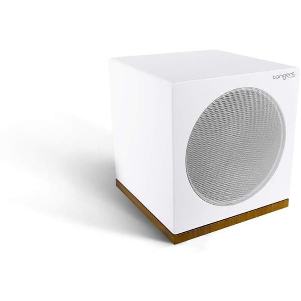 TANGENT Spectrum XSW-8 subwoofer - Satinvit - 90W - 8" - Kabelansluten