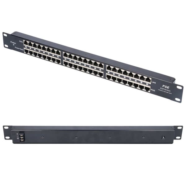 Extralink 24 Portowy | PoE-suutin | 24x 100 Mb/s RJ45, telinekotelo
