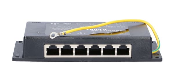 Extralink 6 Portowy | Gigabit PoE Injektor | 6x 1000Mb/s RJ45