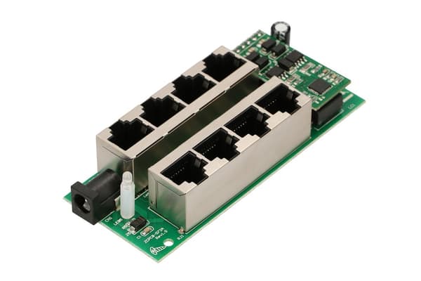 Extralink 4 Portowy | Gigabit PoE Injector | Aktiivinen, 4 Gigabit 802.3at/af -porttia, tila A