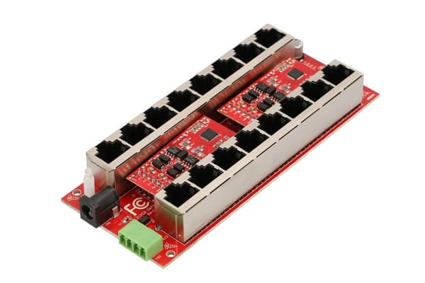 Extralink 8 Portowy | Gigabit PoE Injector | Aktiivinen, 8 Gigabit 802.3at/af -porttia, tila A