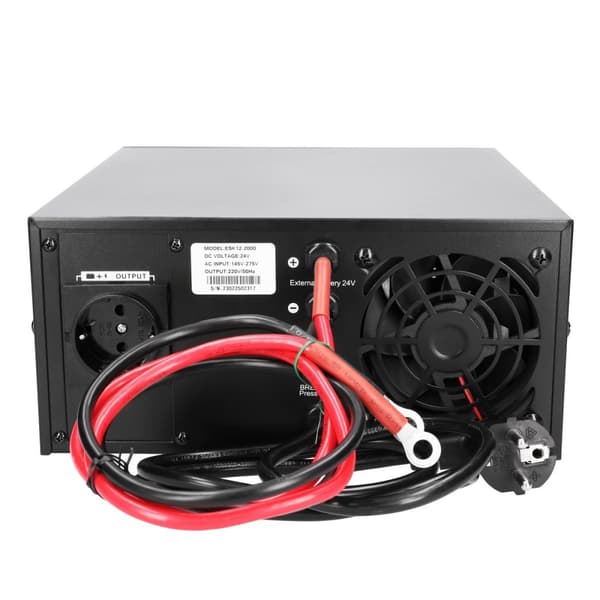 Extralink Piorun 3000VA/2100W | Inverter | Ren sinusbølge, batterispænding 24VDC