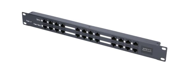 Extralink 12 Port | PoE Injektor | 12x 100Mb/s RJ45, Rackhus