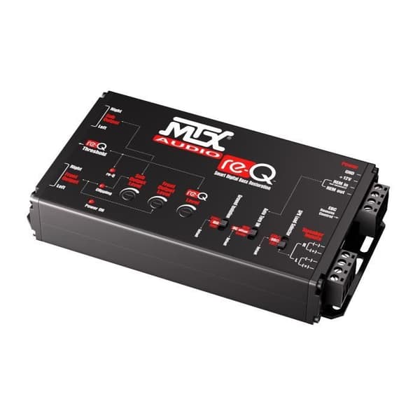High-end processor högnivåingångar till RCA-utgångar - MTX AUDIO - re-Q