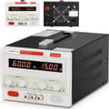 Miniatyrbild 1 av 5: Laboratorieservice strömförsörjning 0-15 V 0-60 A DC 900 W LED