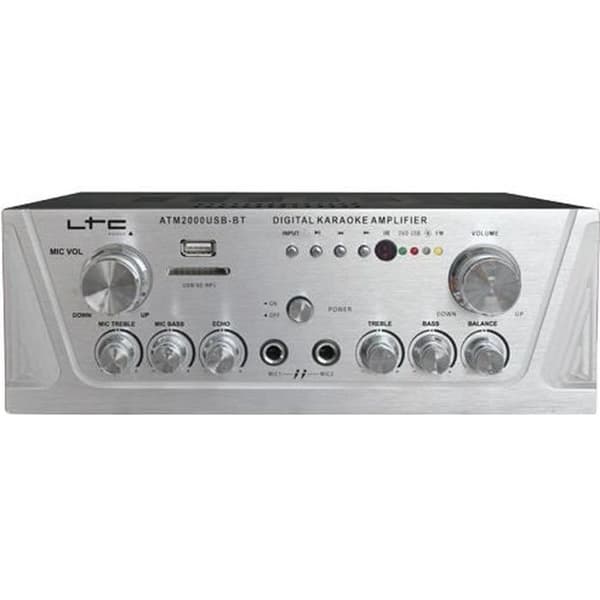 LTC ATM2000USB-BT Stereoförstärkare med Karaoke/USB/MP3/SD/Bluetooth