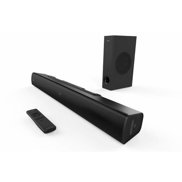 CREATIVE STAGE V2 2.1 SOUNDBAR MED SUBWOOFER, CLEAR DIALO