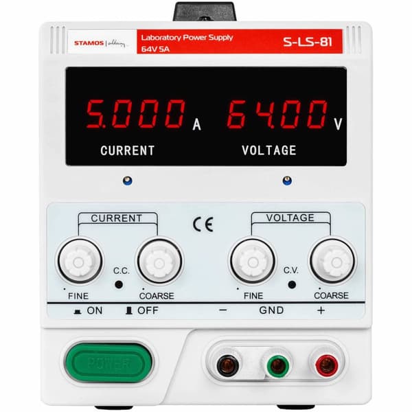 Laboratorieservice strømforsyning 0-64 V 0-5 A 320 W