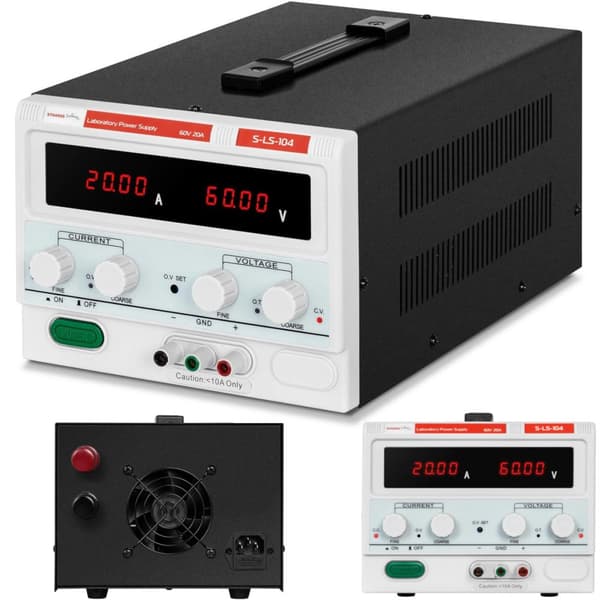 Laboratorieservice strömförsörjning 0-60 V 0-20 A DC 1200 W