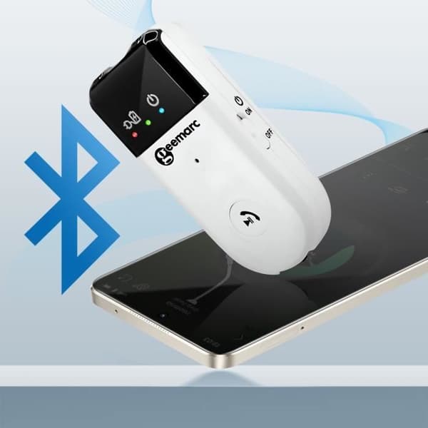 30dB Bluetooth lyssningsförstärkare för TV PC Telefon med mikrofon Geemarc Vit