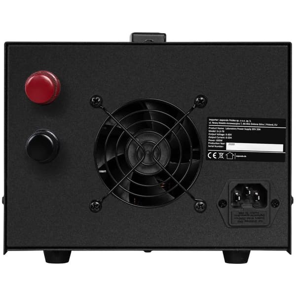 Laboratorie LED service strømforsyning 0-30 V 0-20 A 600 W