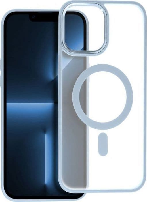 Oem Coque MATTE MAG COVER kompatibel med MagSafe för IPHONE 13 Pro blå