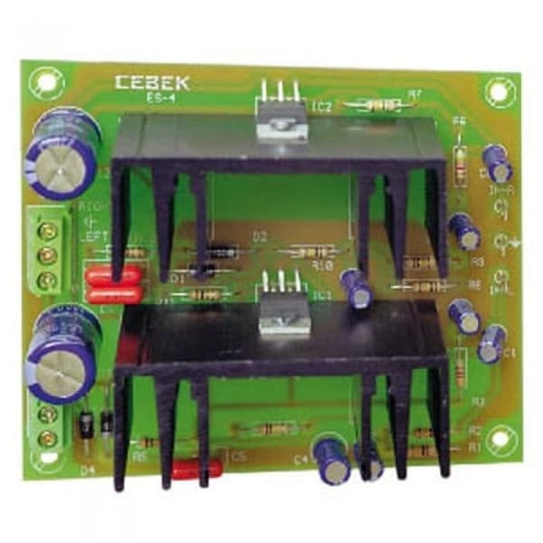 CEBEK ES-4 15W STEREO FÖRSTÄRKARMODUL