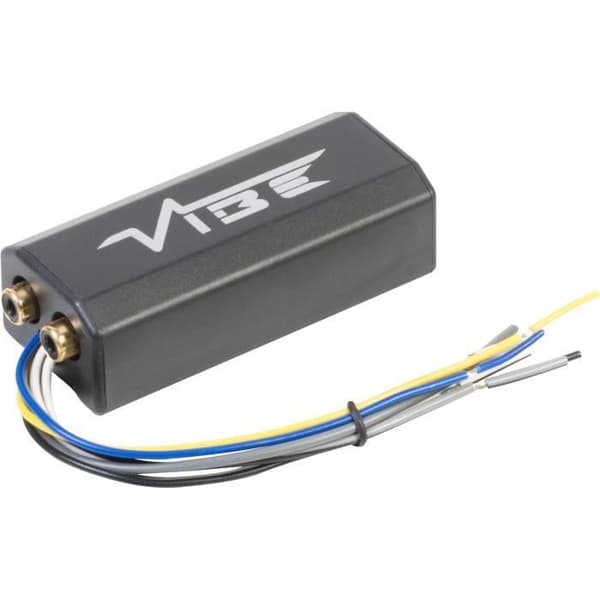 Nivåomvandlare - VIBE - Vibe Line - 2 kanaler högt/lågt - Automatisk detektering - Svart