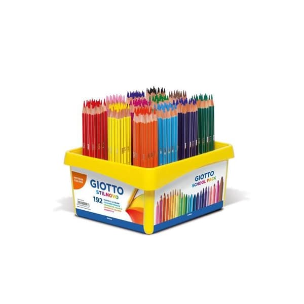 STILNOVO skollåda - PASTELLFÄRGER (PACK OM 192) GIOTTO
