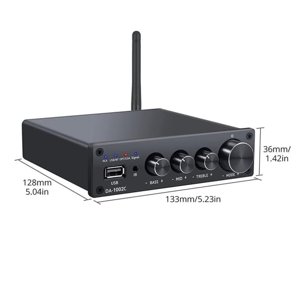 NÖRDIC Bluetooth Hifi Class-D förstärkare och digital till analog omvandlare DAC