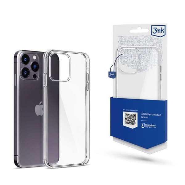 Telefonsamtalsförstärkare - 3mk lyssningsförstärkare Klart fodral iPhone 15 Pro 6.1