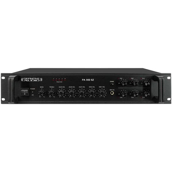 Definitiv Audio PA 350 6Z Ampli-förförstärkare 100V Offentlig Adress