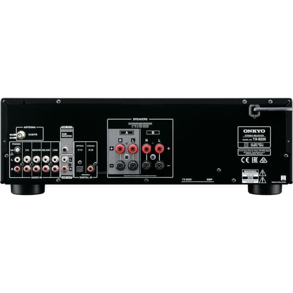 ONKYO TX-8220 Stereomottagare Svart - Bluetooth - FM/DAB+ Tuner