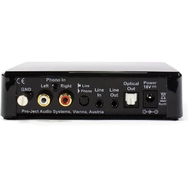 Förstärkarförstärkare Pro-Ject Optical Box E - Optisk utgång - Svart