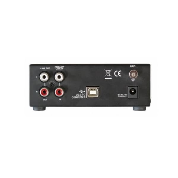 Dynavox UPR USB Phono Förförstärkare - Svart